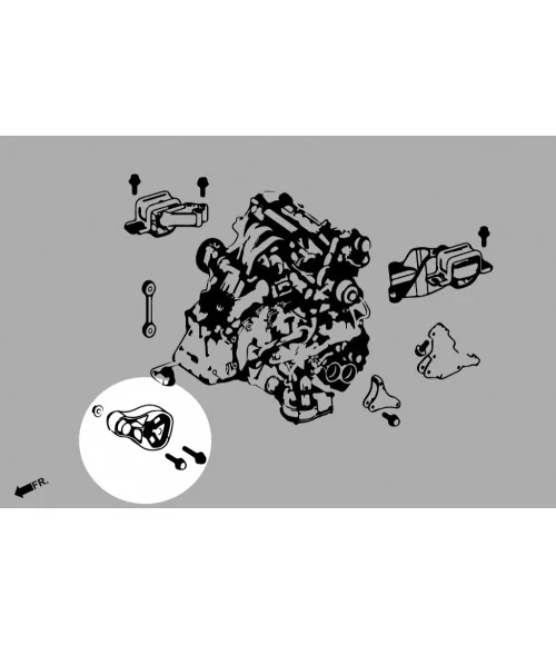 Hardrace 7927 Front Engine Mount - 