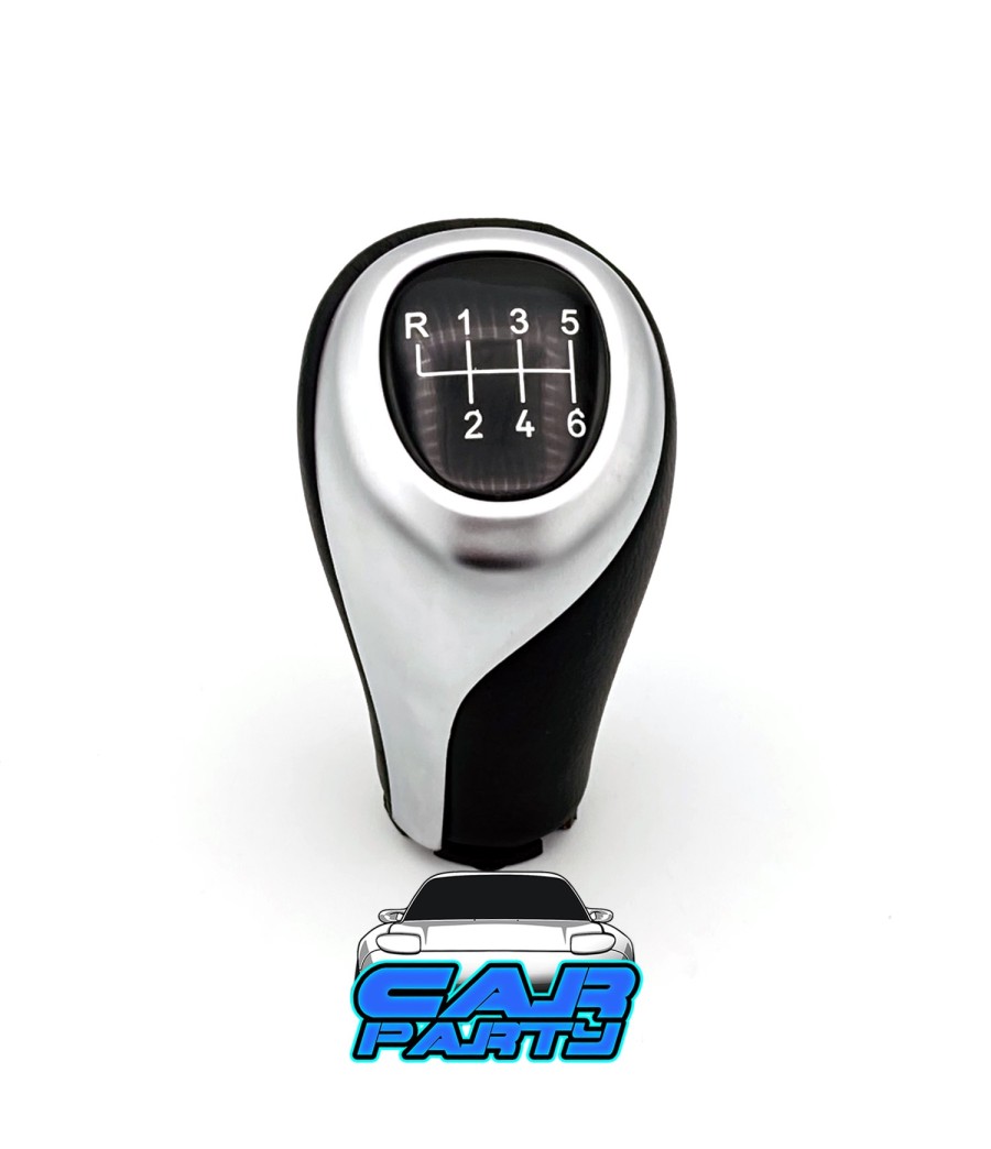 Pomello Leva cambio BMW Serie 1 3 5 F20 F21 F10 F30 F31 F32 6 marce grigio