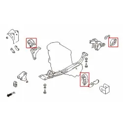 Hardrace 5836 Supporto motore rinforzato Nissan Primera - 