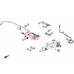 Boccola braccio inferiore posteriore Hardrace 6103-EG Honda Civic - 