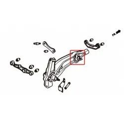 Hardrace 6106 Rear Trailing Arm Bushing Honda - 