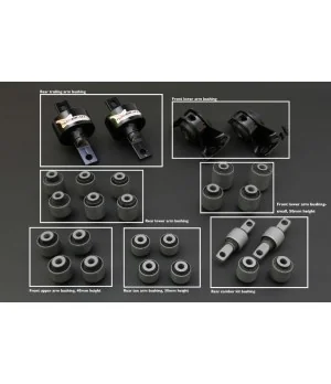 Boccole del braccio Hardrace 6107-DC2 Set completo Honda Civic, Crx, Integra - 