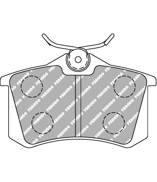 Ferodo DSUNO Pastiglie freno posteriori Honda Accord Type R CH1 98-02 - 