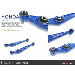 Hardrace 6108-US-BL Braccio inferiore posteriore Honda Civic, Crx, Integra - 