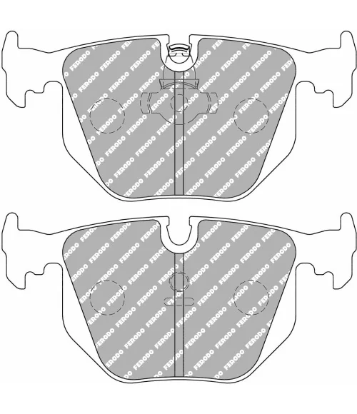 Ferodo DS2500 REAR Brake Pads BMW 3 Series E46 M3 330D 99+ FCP1483H - 
