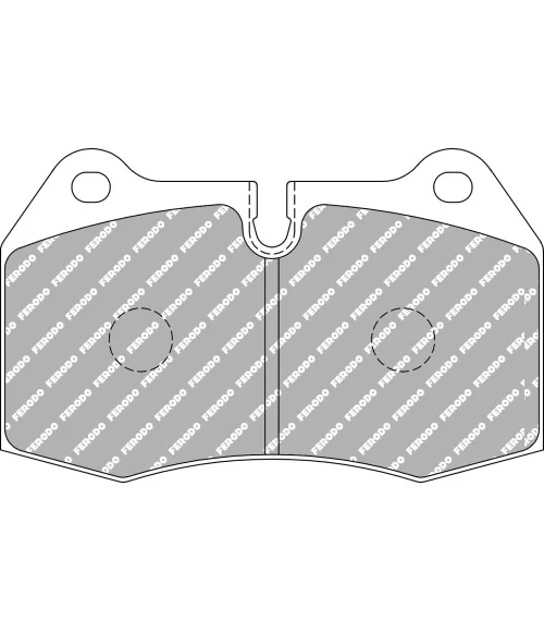 Ferodo DS2500 Pastiglie freno anteriori Integra Type R DC5 01-06 - 