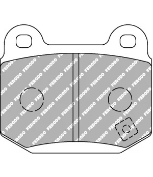 Ferodo DS2500 Brake Pads Rear Lancer Evo 8 VIII - 