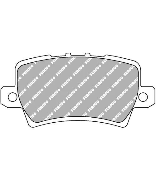 Ferodo DS2500 Brake Pads Rear Civic 07-11 1.4 1.8 2.2 - 