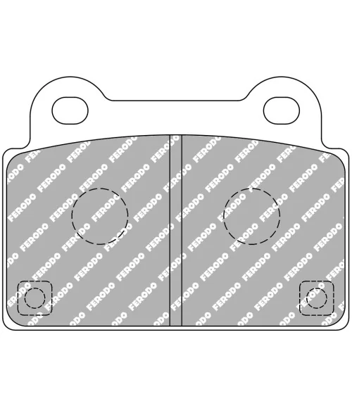 Ferodo DS2500 Brake Pads Rear Lancer Evo 10 X - 