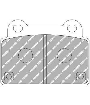 Ferodo DS2500 Brake Pads Rear Lancer Evo 10 X - 