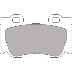 Ferodo DS2500 Brake Pads Rear 370Z 09- - 