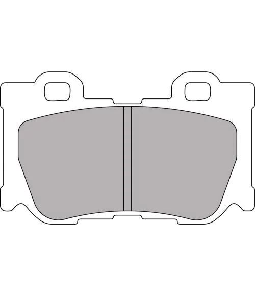 Ferodo DS2500 Brake Pads Rear 370Z 09- - 