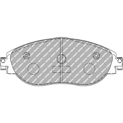 Ferodo DS2500 Pastiglie freno anteriori Volkswagen Golf R MK7 13-19 - 