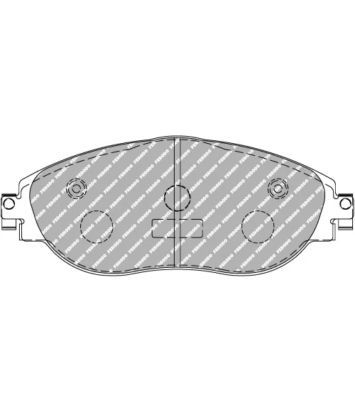 Ferodo DS2500 Pastiglie freno anteriori Volkswagen Golf R MK7 13-19 - 
