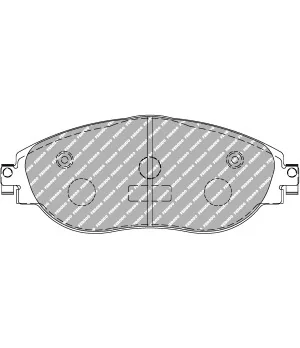 Ferodo DS2500 Pastiglie freno anteriori Volkswagen Golf R MK7 13-19 - 