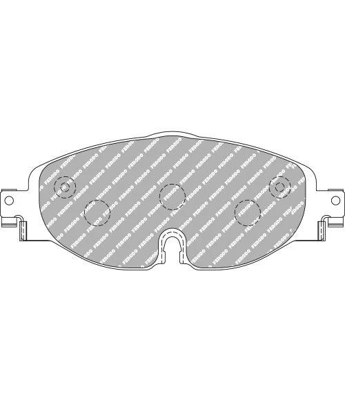 Ferodo DS2500 Front Brake Pads Volkswagen Golf GTI GTD MK7 12-19 - 