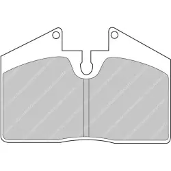 Ferodo DS2500 Brake Pads Front StopTech Touring BBK ST41 - 