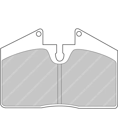Ferodo DS2500 Pastiglie freno anteriori StopTech Touring BBK ST41 - 