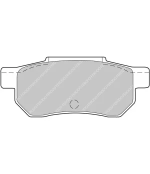 Ferodo DS2500 Pastiglie freno posteriori Civic VTI 92-00 - 
