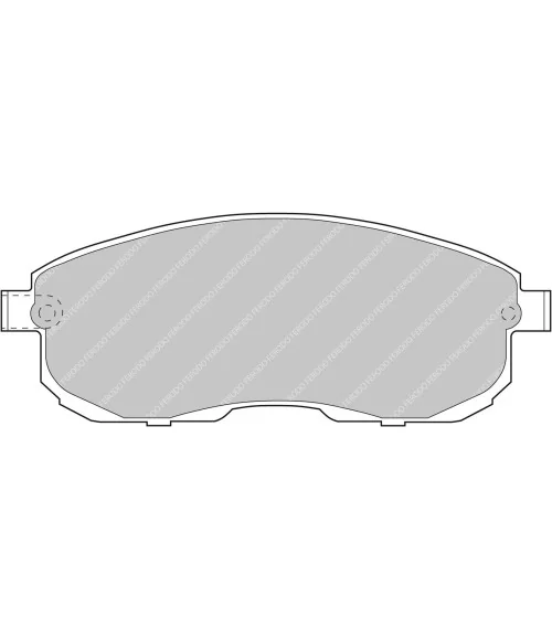 Ferodo DS2500 Brake Pads Front S13 200SX 91-94 - 