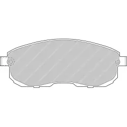 Ferodo DS2500 Pastiglie freno anteriori S13 200SX 91-94 - 