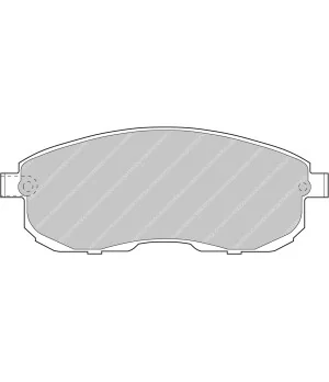 Ferodo DS2500 Brake Pads Front S13 200SX 91-94 - 