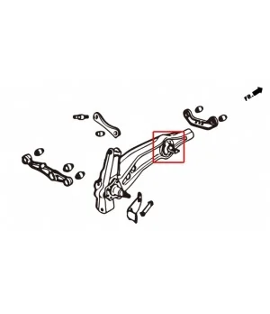 Hardrace 6115 Rear Trailing Arm Bushing Honda - 