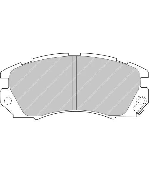 Ferodo DS2500 Brake Pads Front Impreza Turbo GC8 94-00 - 