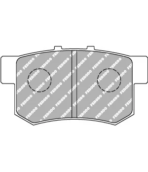 Ferodo DS2500 Pastiglie freno posteriori Integra Type R DC2 98-01 - 