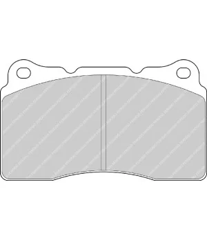 Ferodo DS2500 Brake Pads Front Impreza STI GDB 01-07 - 