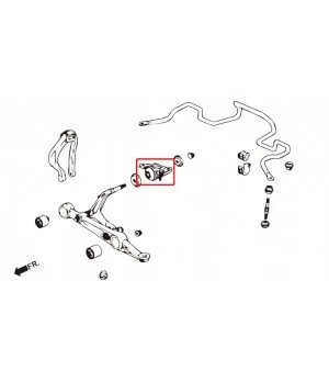 Boccola di conformità anteriore Hardrace 6120 Honda Civic, Crx, Integra - 