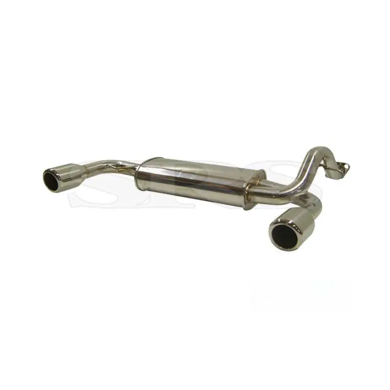 SRS Axleback System Stainless Steel Dual (Civic 87-91 3dr/CRX 87-93) - 