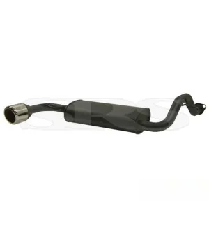 SRS Axleback System Steel Single (Civic 87-91 3dr/CRX 87-93) - 