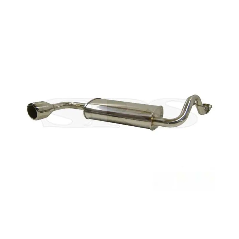SRS Axleback System Stainless Steel Single (Civic 87-91 3dr/CRX 87-93) - 