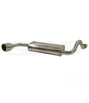 SRS Axleback System Stainless Steel Single (Civic 87-91 3dr/CRX 87-93) - 