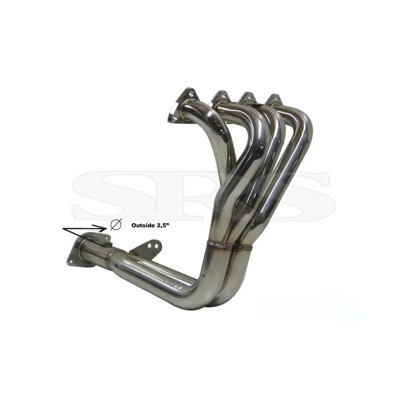 SRS 4-2-1 Header 2.5 Stainless Steel (Honda B16A1-Engines) - 