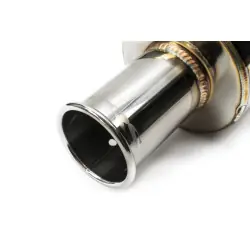 SRS Spoon Style Axleback System Stainless Steel (Civic 91-01 3dr) - 