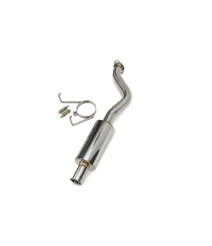 SRS Spoon Style Axleback System Stainless Steel (Civic 91-01 3dr) - 