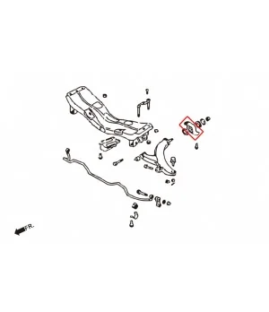 Boccola braccio inferiore anteriore Hardrace 6143 - Subaru Impreza, Legacy/outback grande - 