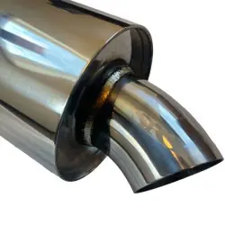 SRS Universal Turndown Dolphin Muffler 2.5' - 