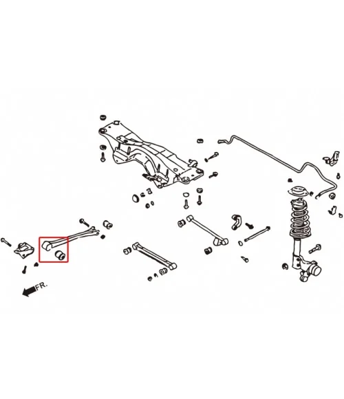 Hardrace 6149 Trailing Arm Bushing Subaru Forester, Impreza, Legacy/outback - 