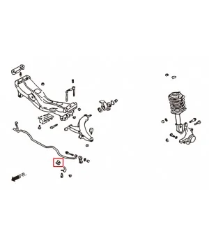 Hardrace 6151 Front/rear- Reinforced Stabilizer Bushing Subaru Forester, Impreza, Legacy/outback - 