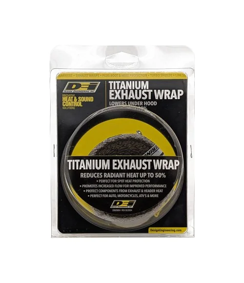 DEI Performance Benda Termica scarico in titanio 5cm x 4,5m
