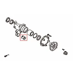 Boccola fuso a snodo posteriore Hardrace 6156 Subaru Forester, Impreza, Legacy/outback - 