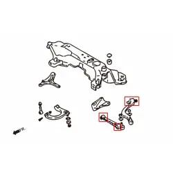 Boccola braccio inferiore anteriore Hardrace 6183 Mitsubishi Eclipse, Galant - 