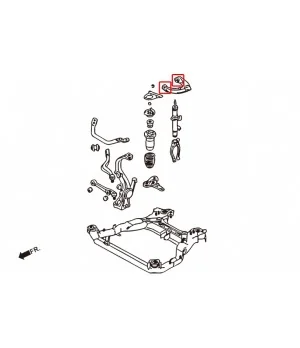 Boccola braccio superiore anteriore Hardrace 6207 Mazda 6 - 