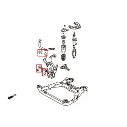 Boccola braccio inferiore anteriore Hardrace 6208 Mazda 6 - 