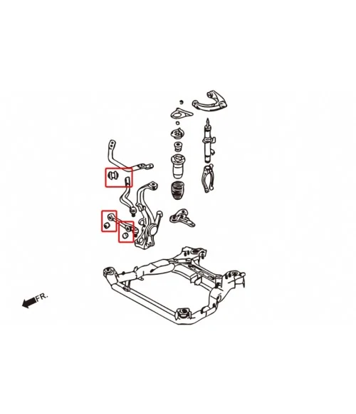 Boccola braccio inferiore anteriore Hardrace 6208 Mazda 6 - 