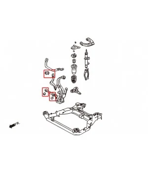 Boccola braccio inferiore anteriore Hardrace 6208 Mazda 6 - 