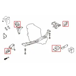 Hardrace 6215 Supporto motore rinforzato Nissan Primera - 